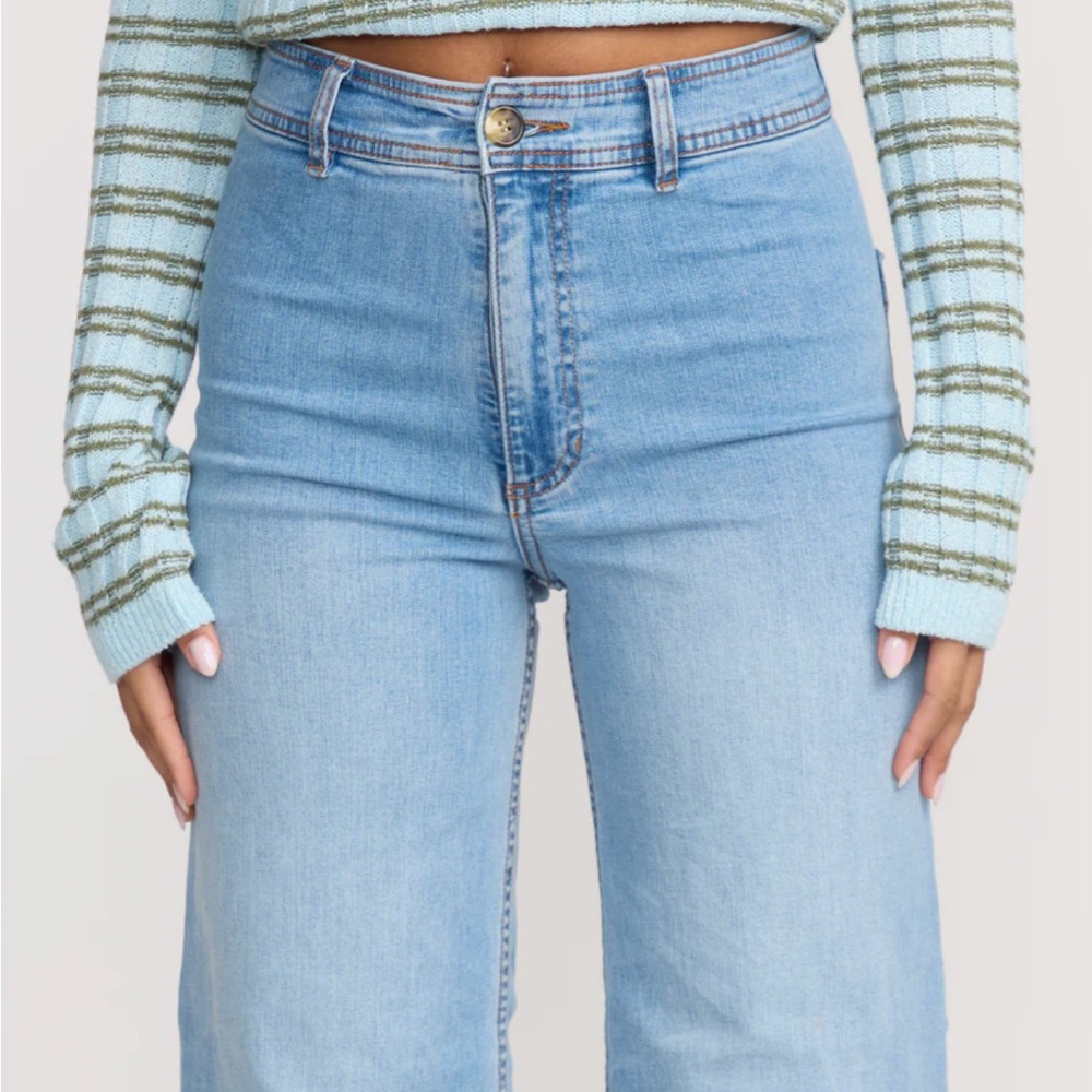 Billabong Free Fall Wide Leg Jeans - Picture 4 of 5